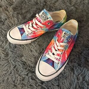 Tie Dye Converse Shoes W7, Brand New